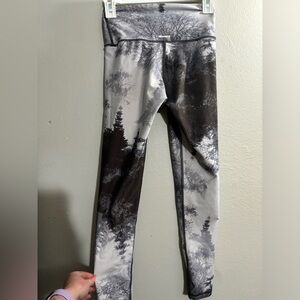 AERIE Super soft tree black/white leggings, XS